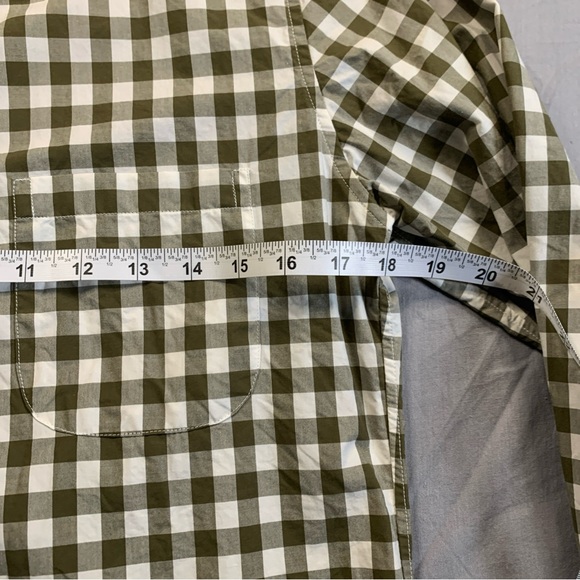 J. Crew Gingham Button Down Shirt Long Sleeve Casual Mens Small - Picture 5 of 10